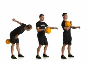 Kettlebell clean 2