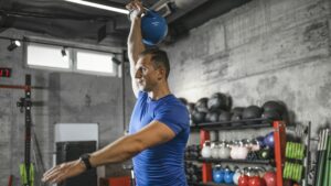 Kettlebell press 2