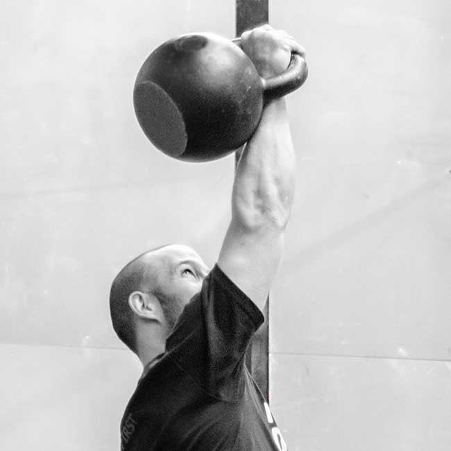 Kettlebell press 3