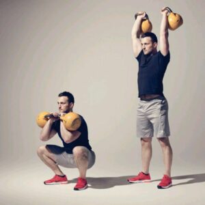 Kettlebell thruster 2